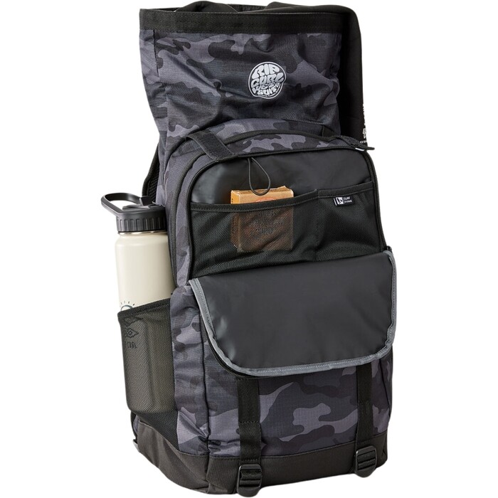 2024 Rip Curl Dawn Patrol 30L Camo Backpack 151MBA - Black / Grey